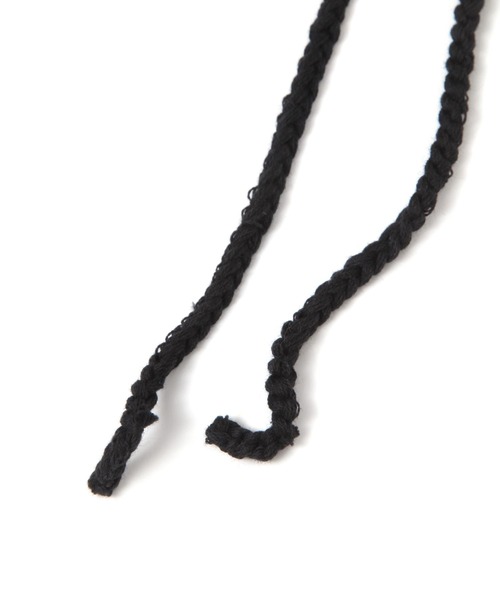 LEPSIM（レプシィム）の「クロシェボンネット　636649（ニットキャップ/ビーニー・レディース・ブラック/アイボリー・ONE SIZE）」の7枚目の写真