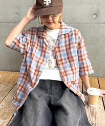 CIAOPANIC TYPY | 【ユニセックス】接触冷感テックリネンオープンカラーシャツ(シャツ/ブラウス)