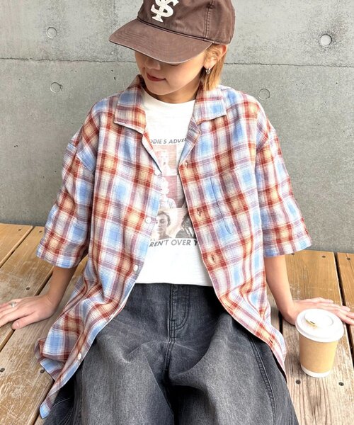 CIAOPANIC TYPY(チャオパニックティピー)の「【ユニセックス】接触冷感テックリネンオープンカラーシャツ(シャツ/ブラウス・メンズ・ベージュ/レッド/ブラック/チャコールグレー・LARGE/MEDIUM)」の18枚目の写真