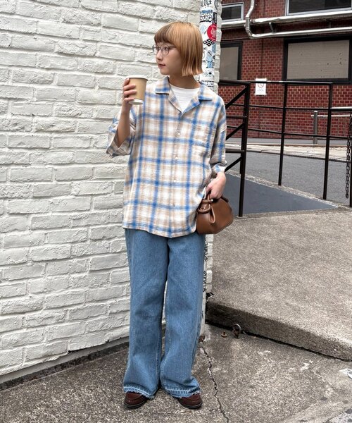 CIAOPANIC TYPY(チャオパニックティピー)の「【ユニセックス】接触冷感テックリネンオープンカラーシャツ(シャツ/ブラウス・メンズ・ベージュ/レッド/ブラック/チャコールグレー・LARGE/MEDIUM)」の20枚目の写真