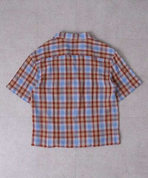 CIAOPANIC TYPY(チャオパニックティピー)の「【ユニセックス】接触冷感テックリネンオープンカラーシャツ(シャツ/ブラウス・メンズ・ベージュ/レッド/ブラック/チャコールグレー・LARGE/MEDIUM)」の8枚目の写真