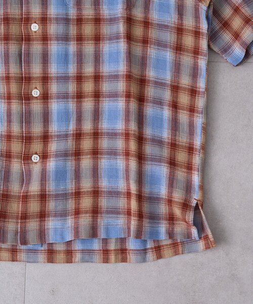 CIAOPANIC TYPY(チャオパニックティピー)の「【ユニセックス】接触冷感テックリネンオープンカラーシャツ(シャツ/ブラウス・メンズ・ベージュ/レッド/ブラック/チャコールグレー・LARGE/MEDIUM)」の11枚目の写真