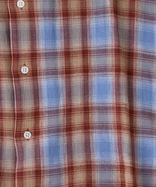 CIAOPANIC TYPY(チャオパニックティピー)の「【ユニセックス】接触冷感テックリネンオープンカラーシャツ(シャツ/ブラウス・メンズ・ベージュ/レッド/ブラック/チャコールグレー・LARGE/MEDIUM)」の12枚目の写真