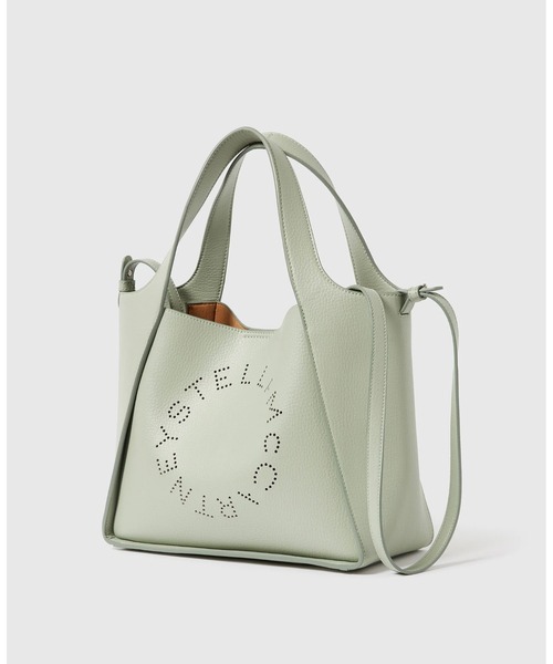 STELLA McCARTNEY（ステラマッカートニー）の「Logo Crossbody Tote Bag / ロゴ クロスボディ トートバッグ（トートバッグ・レディース・ライトグリーン・ONE SIZE）」の2枚目の写真