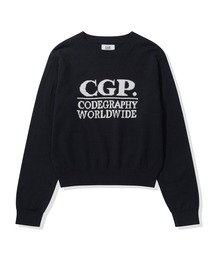 codegraphy(�R�[�h�O���t�B�[)��(Women) Square Pullover Knit CBFSWKL003(�j�b�g/�Z�[�^�[)