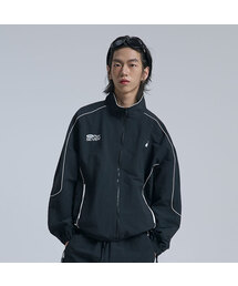 TEN PAST SEVEN（テン ファスト セブン）の「カーブラインパイピングトラックジャケット (2カラー)（ナイロンジャケット）」