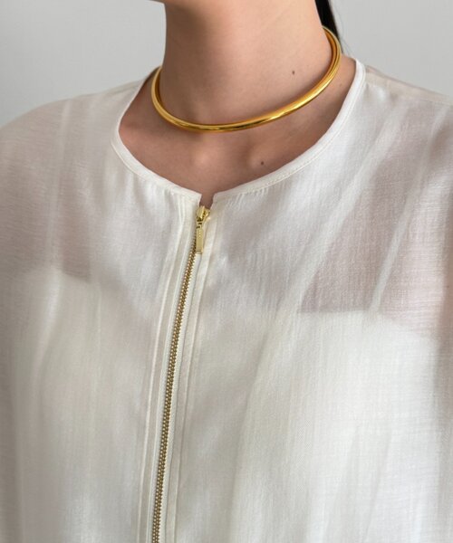 LOUNGEDRESS(ラウンジドレス)の「シアーバルーンブルゾン(ブルゾン・レディース・オフホワイト・FREE)」の15枚目の写真