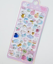 Jelly moo（ジェリームー）の「【 Jelly moo / ジェリームー 】 ぷっくり3D キラキラ宝石風 ファンシー シール / ステッカー（ステッカー/テープ）」