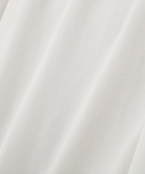 MARGARET HOWELL（マーガレットハウエル）の「COTTON NYLON POPLIN（シャツ/ブラウス・レディース・オフホワイト/ブラック・2/1）」の7枚目の写真