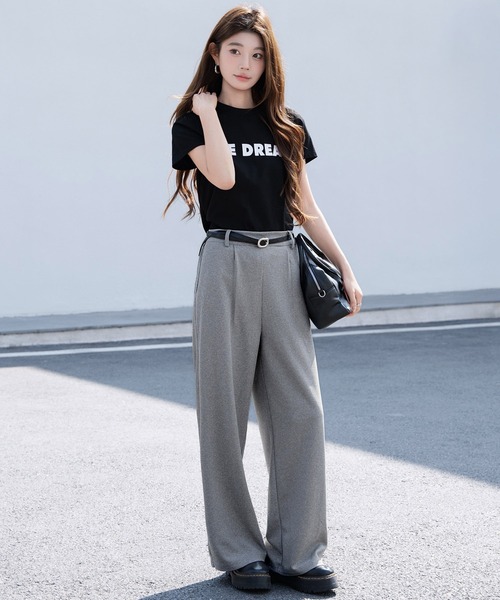 by LEGNA(バイレグナ)の「ワッフルワイドパンツ(その他パンツ・レディース・杢グレー/ブラック/グレイッシュベージュ・FREE)」の18枚目の写真