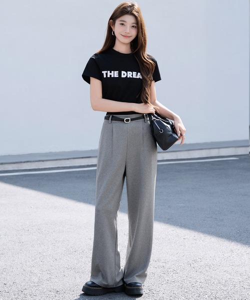 by LEGNA(バイレグナ)の「ワッフルワイドパンツ(その他パンツ・レディース・杢グレー/ブラック/グレイッシュベージュ・FREE)」の19枚目の写真