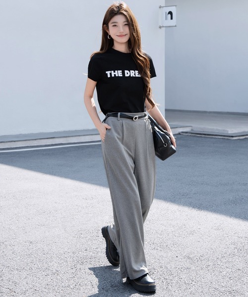 by LEGNA(バイレグナ)の「ワッフルワイドパンツ(その他パンツ・レディース・杢グレー/ブラック/グレイッシュベージュ・FREE)」の20枚目の写真