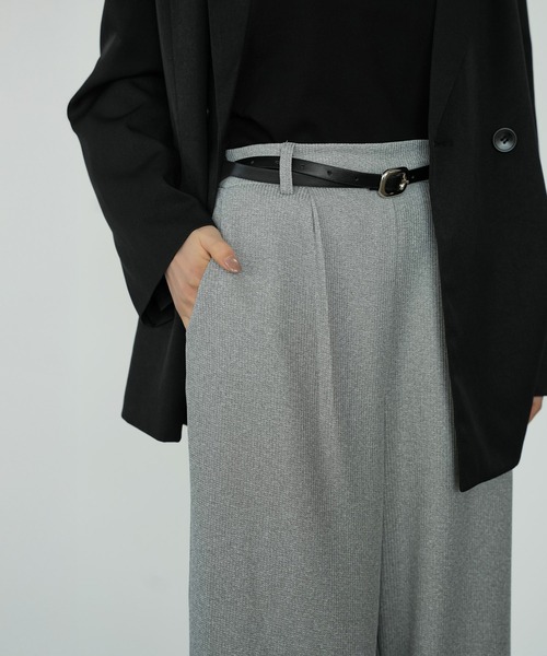 by LEGNA(バイレグナ)の「ワッフルワイドパンツ(その他パンツ・レディース・杢グレー/ブラック/グレイッシュベージュ・FREE)」の21枚目の写真