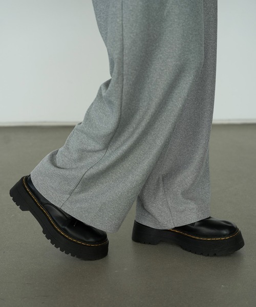 by LEGNA(バイレグナ)の「ワッフルワイドパンツ(その他パンツ・レディース・杢グレー/ブラック/グレイッシュベージュ・FREE)」の22枚目の写真