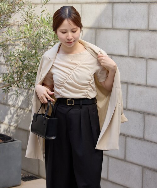 gemeil（ジェムイル）の「スクエアミニショルダーバッグ(PT-355)（トートバッグ・レディース・キャメル/グリーン/ブラック・FREE）」の20枚目の写真