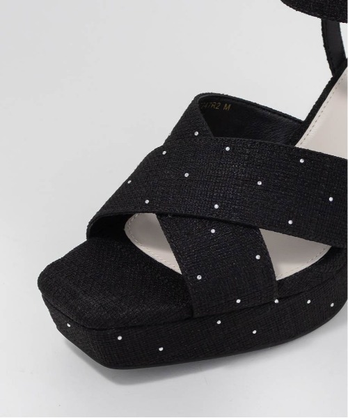 RANDA（ランダ）の「ビジュークロスベルトストームサンダル（サンダル・レディース・アイボリー/ピンク/ブラック・L/S/M/LL）」の17枚目の写真