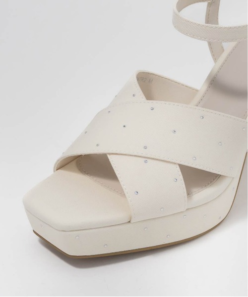 RANDA（ランダ）の「ビジュークロスベルトストームサンダル（サンダル・レディース・アイボリー/ピンク/ブラック・L/S/M/LL）」の15枚目の写真