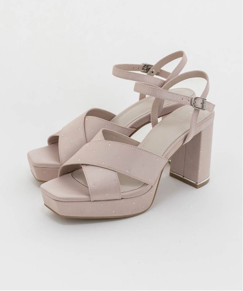 RANDA（ランダ）の「ビジュークロスベルトストームサンダル（サンダル・レディース・アイボリー/ピンク/ブラック・L/S/M/LL）」の13枚目の写真