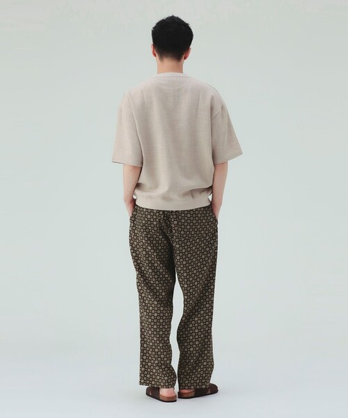BEAMS HEART(ビームスハート)の「【6/18値下げ】プリント アンクル ワイドストレート パンツ(ウォッシャブル)(その他パンツ・メンズ・ネイビー/ダークブラウン・SMALL/MEDIUM/LARGE)」の11枚目の写真