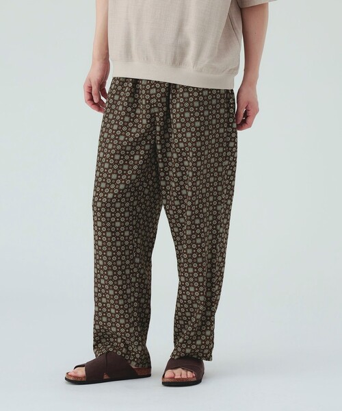 BEAMS HEART(ビームスハート)の「【6/18値下げ】プリント アンクル ワイドストレート パンツ(ウォッシャブル)(その他パンツ・メンズ・ネイビー/ダークブラウン・SMALL/MEDIUM/LARGE)」の12枚目の写真