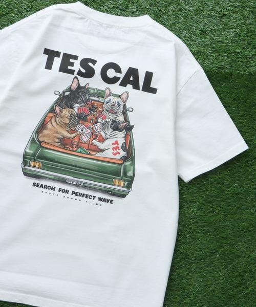 The Endless Summer(エンドレスサマー)の「TES JOKER TEE/ Tシャツ(Tシャツ/カットソー・メンズ・グレー/アイボリー/ピンク/ホワイト・LARGE/MEDIUM/SMALL/XX-LARGE/X-LARGE)」の2枚目の写真
