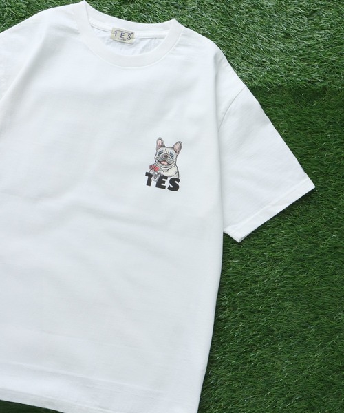 The Endless Summer(エンドレスサマー)の「TES JOKER TEE/ Tシャツ(Tシャツ/カットソー・メンズ・グレー/アイボリー/ピンク/ホワイト・LARGE/MEDIUM/SMALL/XX-LARGE/X-LARGE)」の5枚目の写真