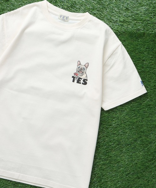 The Endless Summer(エンドレスサマー)の「TES JOKER TEE/ Tシャツ(Tシャツ/カットソー・メンズ・グレー/アイボリー/ピンク/ホワイト・LARGE/MEDIUM/SMALL/XX-LARGE/X-LARGE)」の6枚目の写真