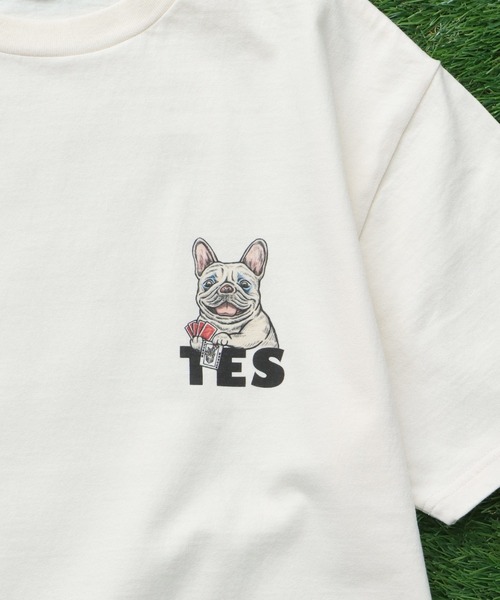 The Endless Summer(エンドレスサマー)の「TES JOKER TEE/ Tシャツ(Tシャツ/カットソー・メンズ・グレー/アイボリー/ピンク/ホワイト・LARGE/MEDIUM/SMALL/XX-LARGE/X-LARGE)」の10枚目の写真