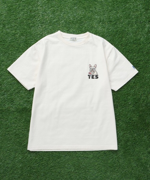 The Endless Summer(エンドレスサマー)の「TES JOKER TEE/ Tシャツ(Tシャツ/カットソー・メンズ・グレー/アイボリー/ピンク/ホワイト・LARGE/MEDIUM/SMALL/XX-LARGE/X-LARGE)」の9枚目の写真