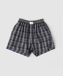ERL | ERL / イーアールエル UNISEX GREY CHECK BOXERS WOVEN(その他パンツ)