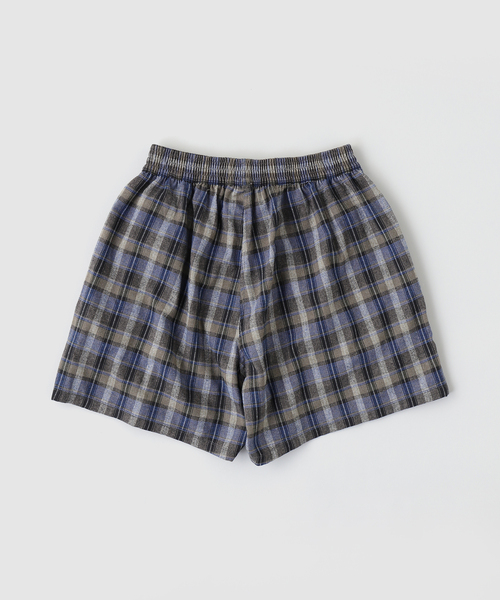 ERL（イーアールエル）の「ERL / イーアールエル UNISEX GREY CHECK BOXERS WOVEN（その他パンツ・メンズ・グレー・MEDIUM/SMALL/X-SMALL）」の2枚目の写真
