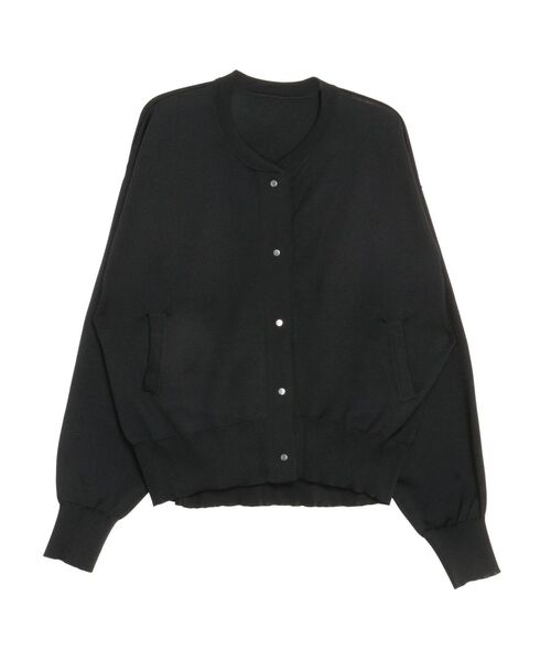 ELENDEEK(エレンディーク)の「ニットブルゾン(カーディガン/ボレロ・レディース・オフホワイト/ブラック/レッド・FREE)」の10枚目の写真