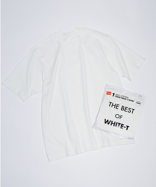 HANES（ヘインズ）の「【別注】＜Hanes＞GLR SHIRO Tシャツ（Tシャツ/カットソー・メンズ・ホワイト・XL/S/L/M）」の2枚目の写真