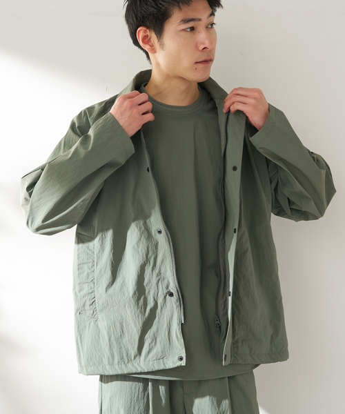 B.C STOCK（ベーセーストック）の「Breeze Func Blouson（ブルゾン・メンズ・ブラック/カーキ・MEDIUM/LARGE）」の2枚目の写真