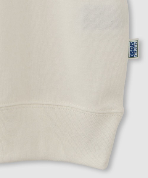 DISCUS（ディスカス）の「DISCUS　カレッジロゴプリント  半袖Tシャツ（Tシャツ/カットソー・レディース・ホワイト/ブラック/ライトブルー/杢グレー・M/L）」の8枚目の写真