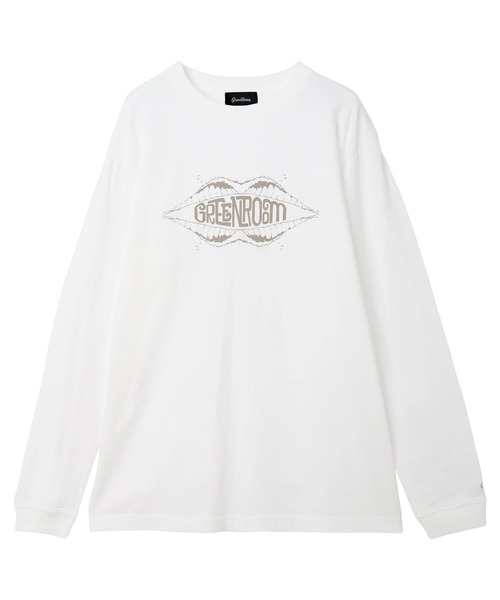 GREENROOM(グリーンルーム)の「【GREENROOM / グリーンルーム】WAVE L/S TEE(Tシャツ/カットソー・メンズ・スミクロ/ホワイト・MEDIUM/LARGE/X-LARGE)」の1枚目の写真