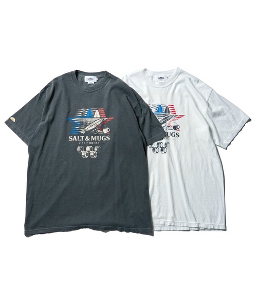 SALT&MUGS（ソルトアンドマグス）の「Star Board（Tシャツ/カットソー・メンズ・ホワイト/ブラック・SMALL/MEDIUM/LARGE/X-LARGE）」の5枚目の写真