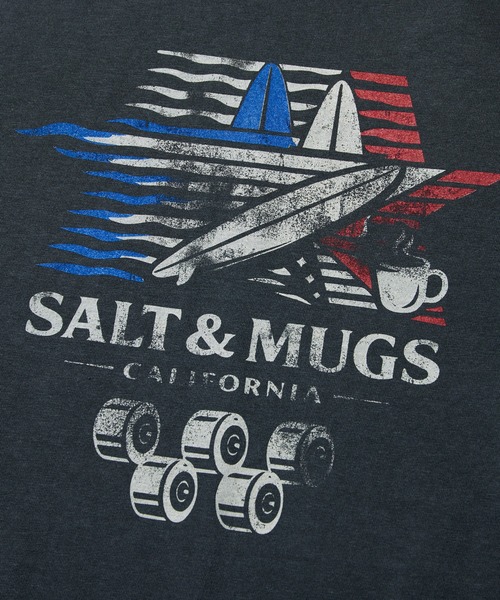 SALT&MUGS（ソルトアンドマグス）の「Star Board（Tシャツ/カットソー・メンズ・ホワイト/ブラック・SMALL/MEDIUM/LARGE/X-LARGE）」の7枚目の写真