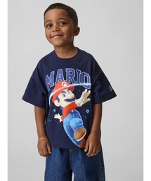 GAP（ギャップ）の「スーパーマリオブラザーズ オーバーサイズ グラフィックTシャツ (幼児)（Tシャツ/カットソー）」