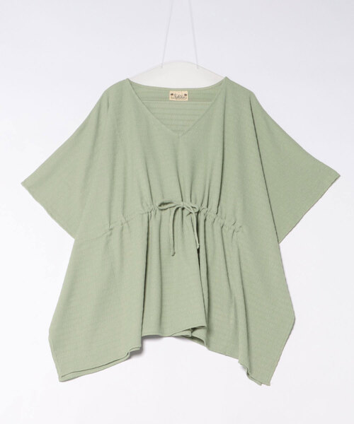 Kahiko（カヒコ）の「【Kahiko】アパパネトップス（Tシャツ/カットソー・レディース・ベージュ/ネイビー/ブラック/カーキ/オフホワイト・FREE）」の4枚目の写真