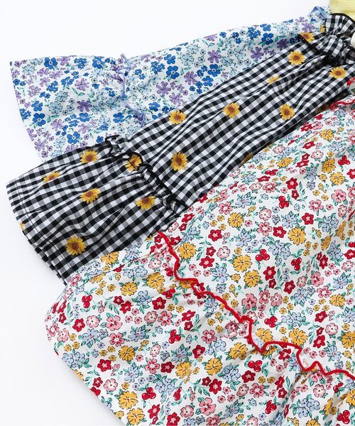 apres les cours(アプレレクール)の「【WEB限定】フラワードッキングワンピース(ワンピース・キッズ・ブラック/レインボー/ラベンダー・80/90/100/110/120/130/140)」の21枚目の写真