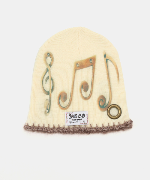 Oriens JOURNAL STANDARD(オリエンス ジャーナルスタンダード)の「【HOLECO/ホレコ】 KEY Beanie(MELODY)(ニットキャップ/ビーニー・レディース・その他・FREE)」の2枚目の写真