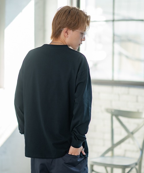 En serio TOKYO(エンソリオトーキョー)の「【SIDEWAYSTANCE】レオパードボックスロゴ長袖Tシャツ 70435(Tシャツ/カットソー・メンズ・ホワイト/オートミール/ブラック・LARGE/X-LARGE/SMALL/MEDIUM)」の10枚目の写真