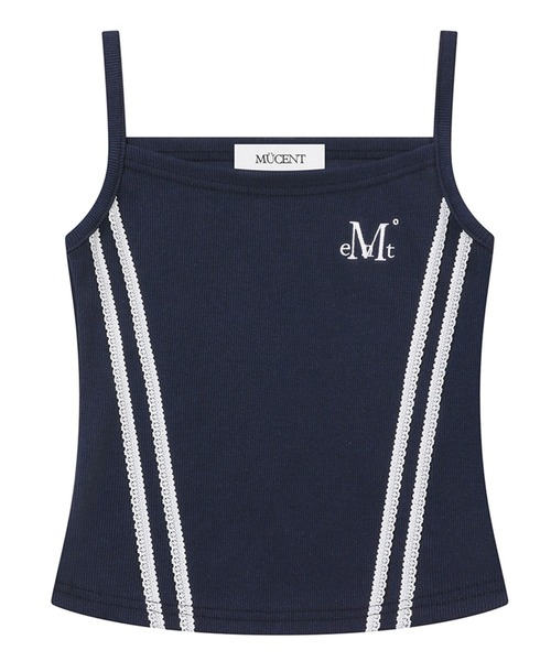MUCENT（ムセント）の「◇MUCENT◇ブランド直輸入正規品/【セット】パルスセットアップレースポイントノースリーブボレロカーディガン [SET] PULSE SET-UP LACE POINT SLEEVELESS BOLERO CARDIGAN（アンサンブル・レディース・ネイビー・FREE）」の14枚目の写真