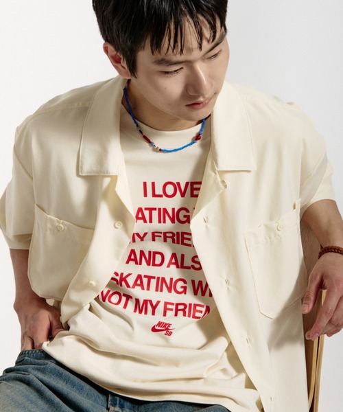NIKE SB(ナイキエスビー)の「ナイキ SB スケートボード Tシャツ / Nike SB Skate T-Shirt IH1471-113 Coconut Milk(Tシャツ/カットソー・メンズ・ホワイト系その他2・2XL/XL/S/M/L)」の3枚目の写真