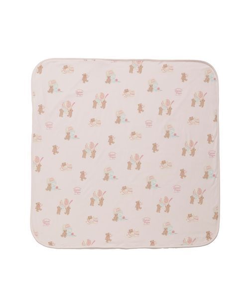 gelato pique(ジェラートピケ)の「【BABY】アイスクリームベア柄ブランケット(その他ベビー用品・キッズ・ピンク/クリーム・F)」の4枚目の写真