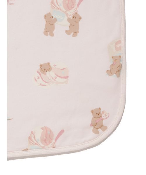 gelato pique(ジェラートピケ)の「【BABY】アイスクリームベア柄ブランケット(その他ベビー用品・キッズ・ピンク/クリーム・F)」の6枚目の写真