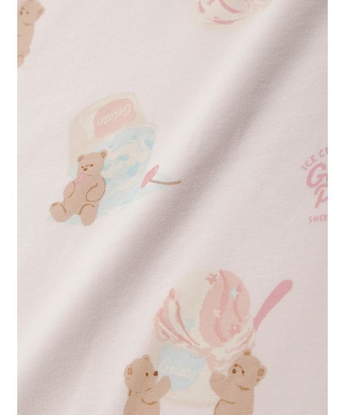 gelato pique(ジェラートピケ)の「【BABY】アイスクリームベア柄ブランケット(その他ベビー用品・キッズ・ピンク/クリーム・F)」の8枚目の写真