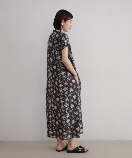 フラワー＆ペイズリーPT スキッパーワンピース | NOMBRE IMPAIR