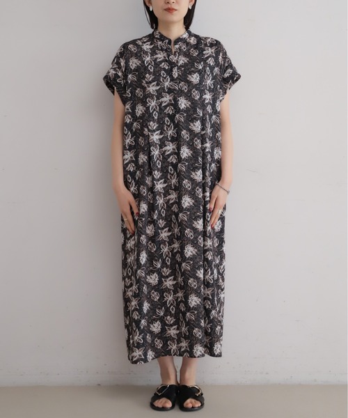 NOMBRE IMPAIR(ノンブルアンペール)の「フラワー&ペイズリーPT スキッパーワンピース(ワンピース・レディース・ブラック・FREE)」の17枚目の写真